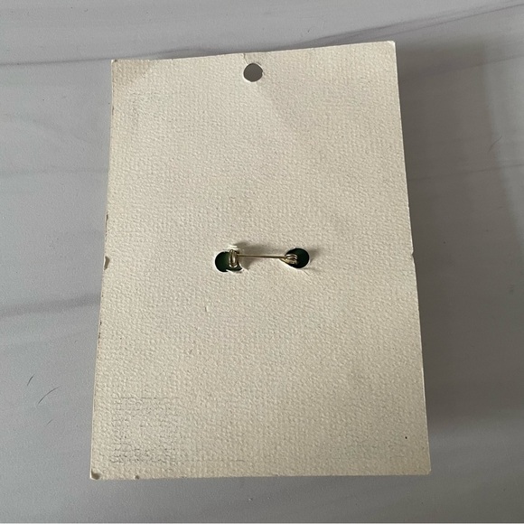 Beth Yarbrough The Angel Patch Christmas Pin- Angel and Wreath- New- Vintage - Picture 5 of 5